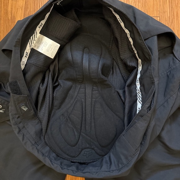 Fox racing MTB Baggy Bike Cycling Cargo Shorts black Mens 36 Padded Liner 26081 - Picture 5 of 7